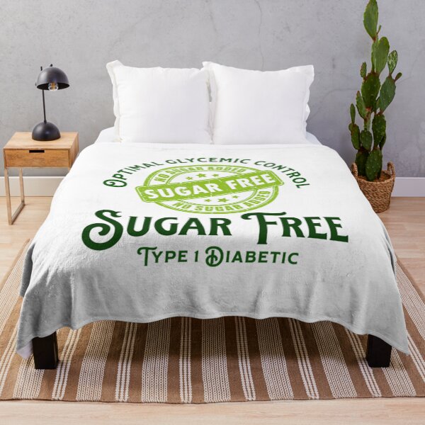 Item preview, Type 1 Diabetic – Sugar Free Green Stamp designed and sold by TheOrthoDoctor.