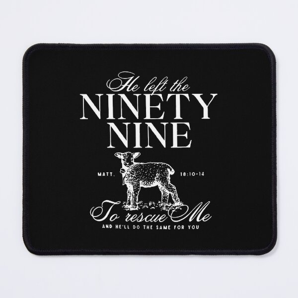 Item preview, He Left The Ninety-Nine To Rescue Me Christian Faith Jesus designed and sold by KathleenEliza.