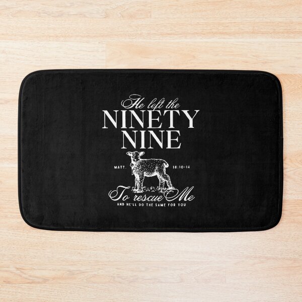 Item preview, He Left The Ninety-Nine To Rescue Me Christian Faith Jesus designed and sold by KathleenEliza.