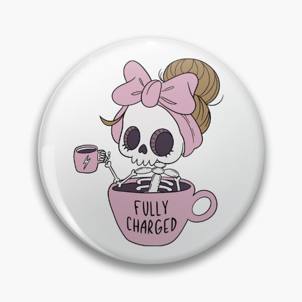 Item preview, Skeleton Girl with coffee designed and sold by Markysha.