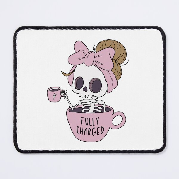 Item preview, Skeleton Girl with coffee designed and sold by Markysha.