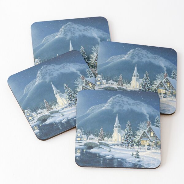 Item preview, Christmas Village Painting designed and sold by fairytree.