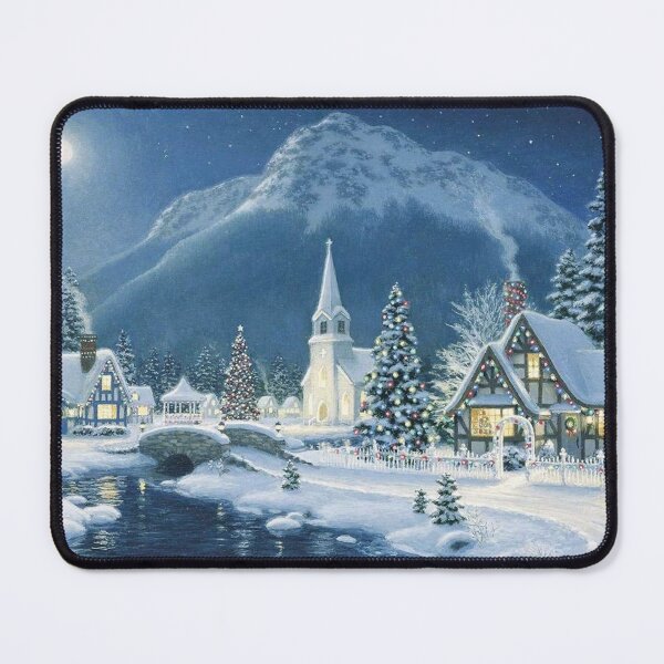 Item preview, Christmas Village Painting designed and sold by fairytree.
