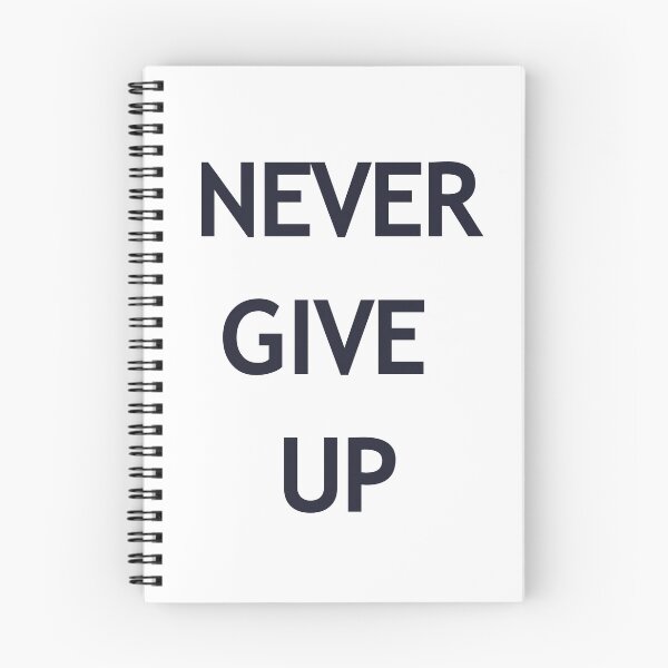 Item preview, Never give up motivational quotes designed and sold by AYAN PRINTS.