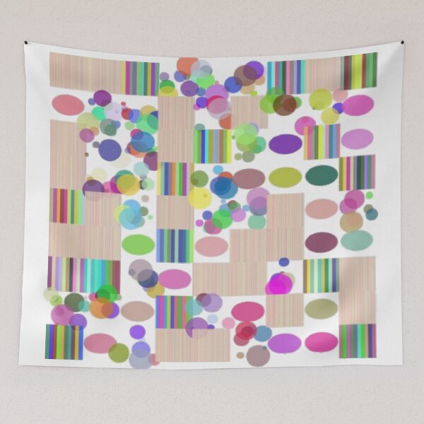 Item preview, Playful Symphony of Colors Colliding designed and sold by design2xstudio.