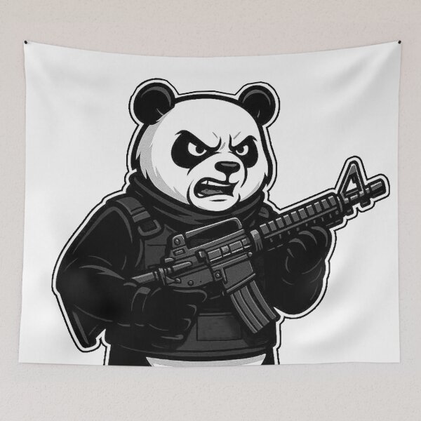 Item preview, Angy Armor Panda designed and sold by rowgazer.