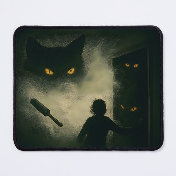 Item preview, The Mist of Cat Hair – Horror Cat Parody designed and sold by LuciaS.