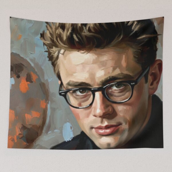 Item preview, James Dean - Intellectual Rebel Painted Portrait designed and sold by Art's Diner.