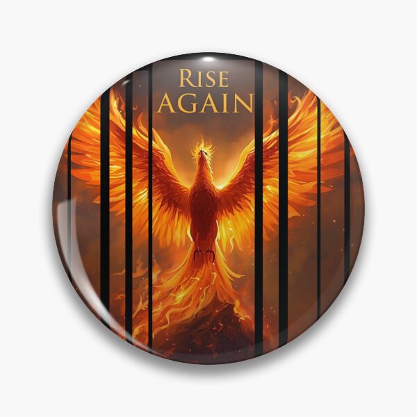 Item preview, Phoenix rising from flames Rise Again 5 designed and sold by Neon G.
