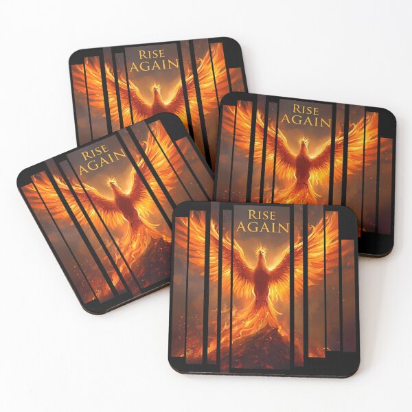 Item preview, Phoenix rising from flames Rise Again 5 designed and sold by Neon G.