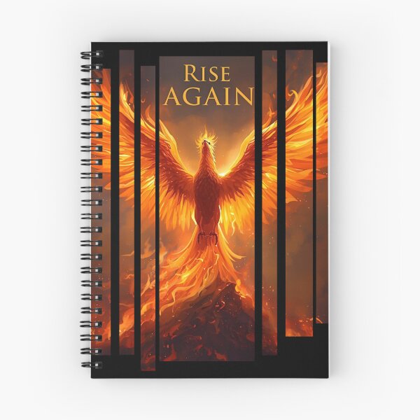 Item preview, Phoenix rising from flames Rise Again 5 designed and sold by Neon G.