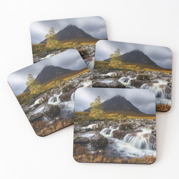 Item preview, Buachaille Etive Mor Waterfalls Glen Coe Scotland. designed and sold by PhotosEcosse.