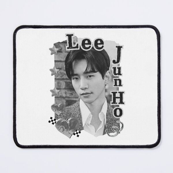 Item preview, Lee Jun-ho Korean actor Kdrama fanart Entertainment Asian actor Black and White Collage Digital Art Portrait designed and sold by AJUNICE STUDIO.