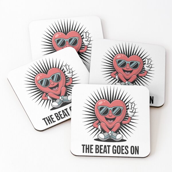 Item preview, Heart Attack Survivor Dabbing Heart The Beat Goes On designed and sold by LacostCarl.