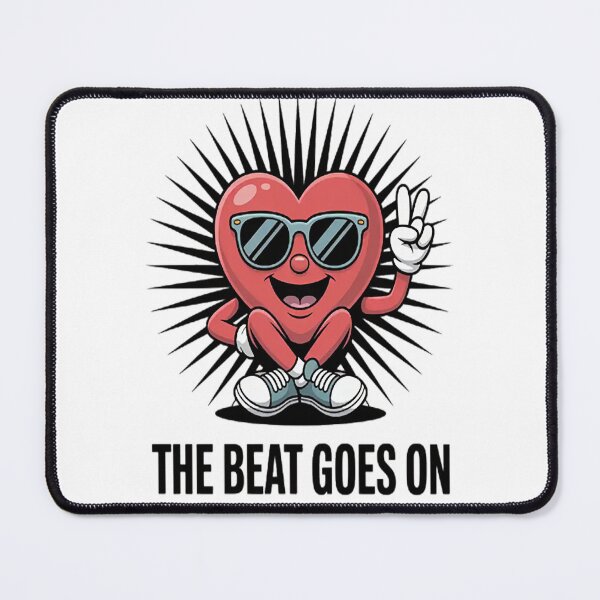Item preview, Heart Attack Survivor Dabbing Heart The Beat Goes On designed and sold by LacostCarl.