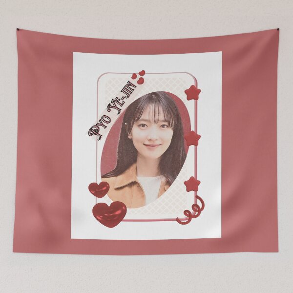 Item preview, Pyo Ye-jin Korean actress K-drama Korean drama art Card Red Aesthetic Collage Design designed and sold by AJUNICE STUDIO.