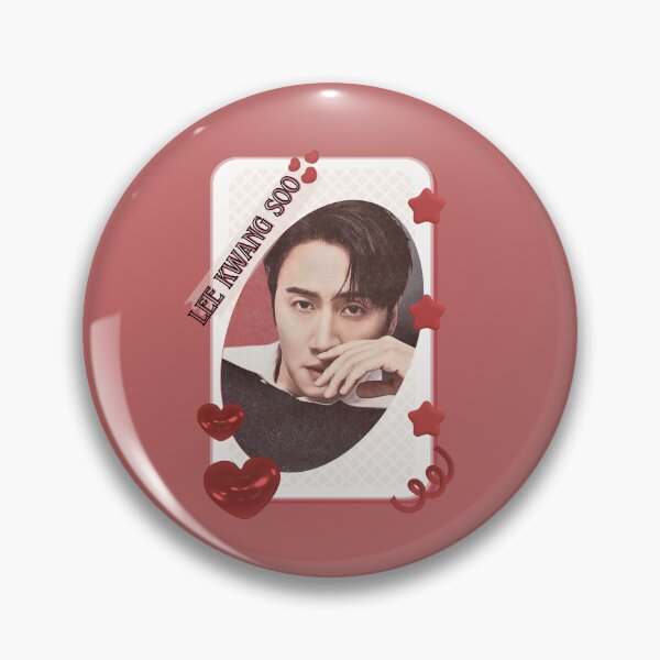 Item preview, lee kwang soo Korean actor Kdrama fanart Entertainment Asian actor Card Red Aesthetic Collage Design designed and sold by AJUNICE STUDIO.
