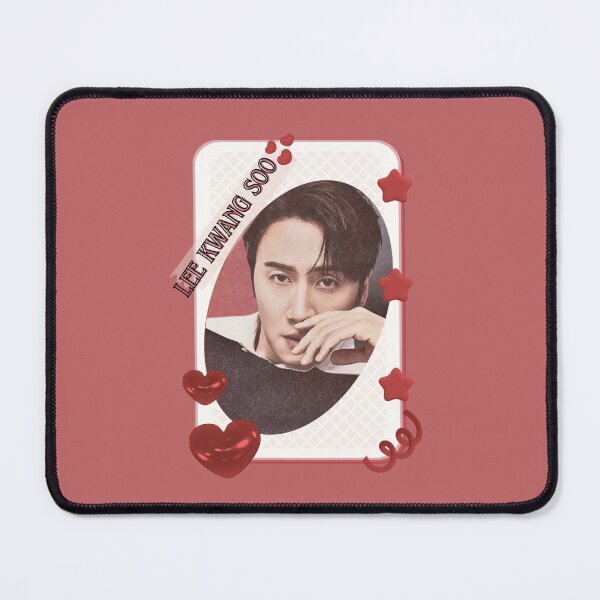 Item preview, lee kwang soo Korean actor Kdrama fanart Entertainment Asian actor Card Red Aesthetic Collage Design designed and sold by AJUNICE STUDIO.