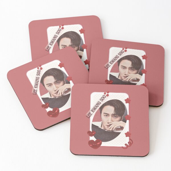 Item preview, lee kwang soo Korean actor Kdrama fanart Entertainment Asian actor Card Red Aesthetic Collage Design designed and sold by AJUNICE STUDIO.