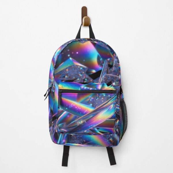 Item preview, Holographic Crystal Fractal | Rainbow Iridescent Abstract Art designed and sold by Giuly’s world.
