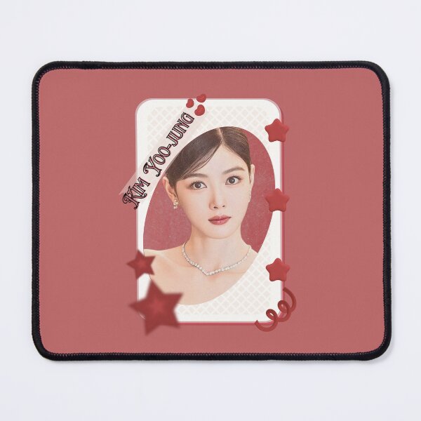 Item preview, Kim Yoo-jung Korean actress K-drama Korean drama art Card Red Aesthetic Collage Design designed and sold by AJUNICE STUDIO.
