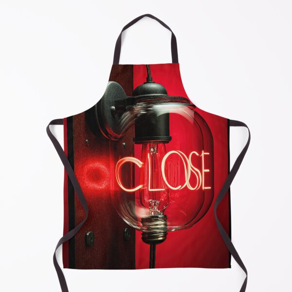 Item preview, CopNeon “CLOSE” Sign Inside Light Bulb – Modern Red Glow Aesthetic designed and sold by Grafititee.