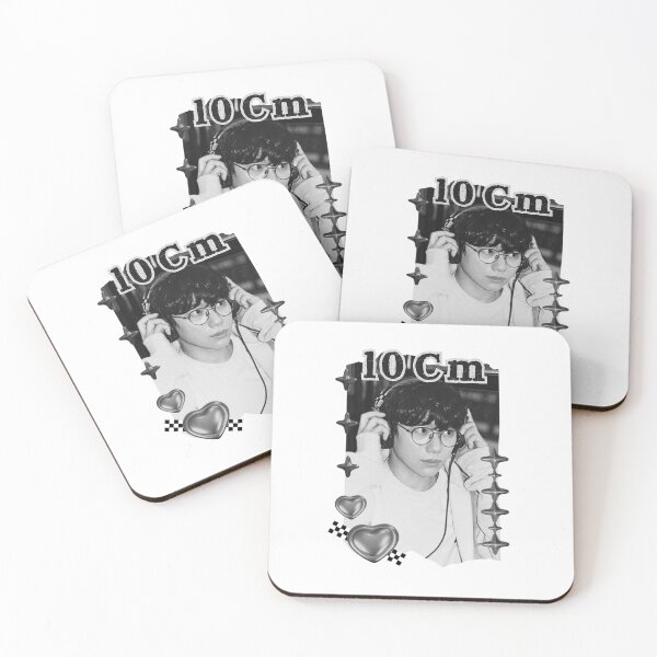 Item preview, 10 cm Kwon Jungyeol Korean indie singer K-music Black and White Collage Digital Art Portrait designed and sold by AJUNICE STUDIO.