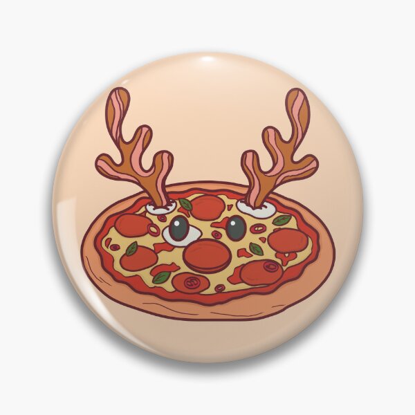 Artikelvorschau, Niedliche Rentier-Peperoni-Pizza entworfen und verkauft von BGMeYou.