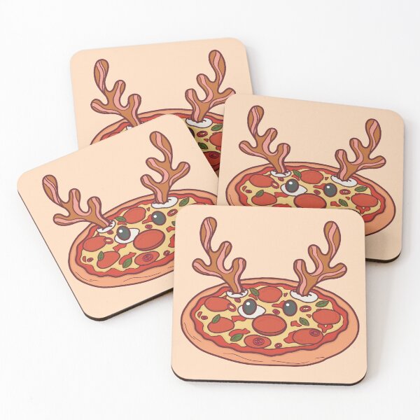 Item preview, Cute Reindeer Pepperoni Pizza designed and sold by BGMeYou.