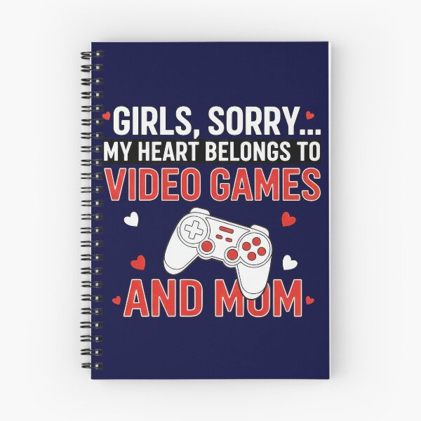 Item preview, Girls, Sorry… My Heart Belongs to Video Games and Mom designed and sold by TextMood.