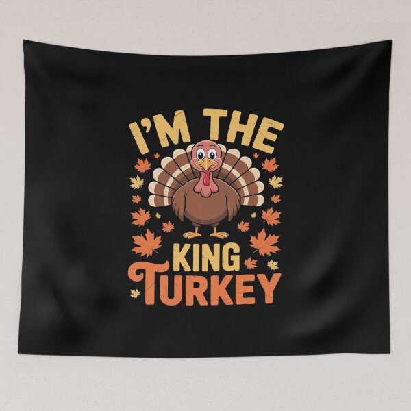 Item preview, I'm King Turkey Matching Family Thanksgiving Party Pajama  designed and sold by MathisBellanger.