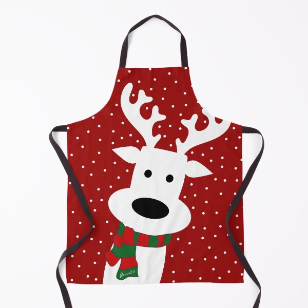 Item preview, Reindeer in a snowy day (red) designed and sold by AbsentisDesigns.