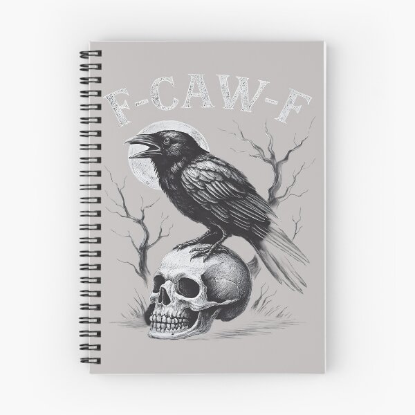 Item preview, F-Caw-F Black Crow Bird Retro Vintage Gothic Moon designed and sold by mjohnson9.