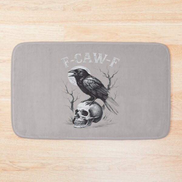 Item preview, F-Caw-F Black Crow Bird Retro Vintage Gothic Moon designed and sold by mjohnson9.