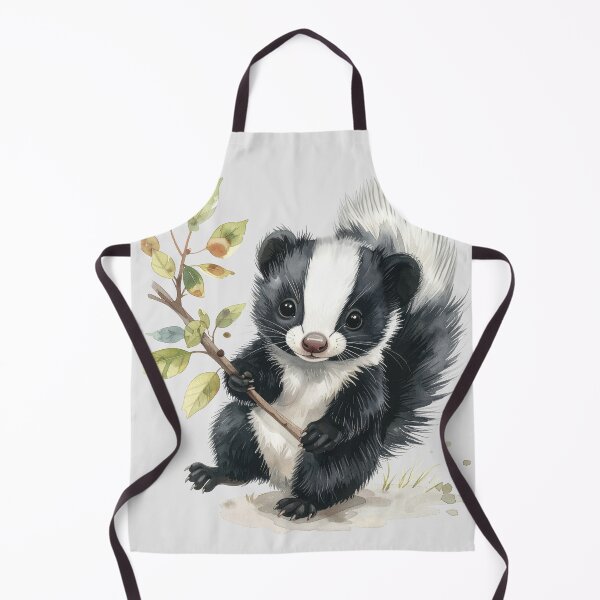 Item preview, Skunk playing with a branch designed and sold by LiskoDesign.