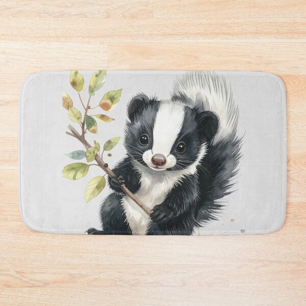 Item preview, Skunk playing with a branch designed and sold by LiskoDesign.