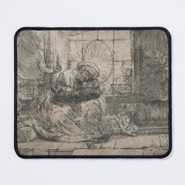 Item preview, The Holy Family with the Cat and Snake designed and sold by felttipcat.