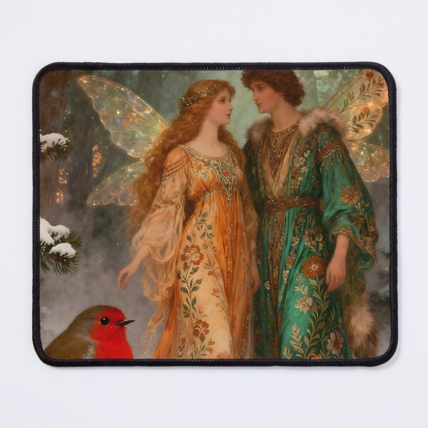 Item preview, Christmas Fairy. Yule. Robin designed and sold by SoniaSarkali.