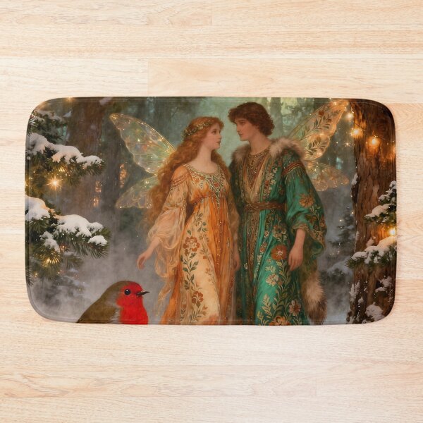 Item preview, Christmas Fairy. Yule. Robin designed and sold by SoniaSarkali.