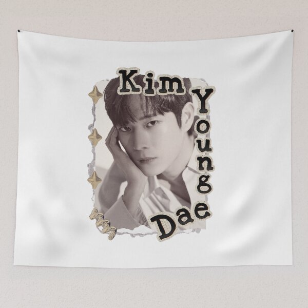 Item preview, Kim Young-dae Korean actor Kdrama fanart Entertainment Asian actor Scrapbook Collage Cozy Y2K Vintage Design designed and sold by HELL0WBELLO.