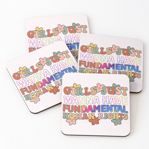 Item preview, Girls Just Wanna Have Fundamental Human Rights | Feminist Apparel & Home Decor designed and sold by Compass and a Camera.
