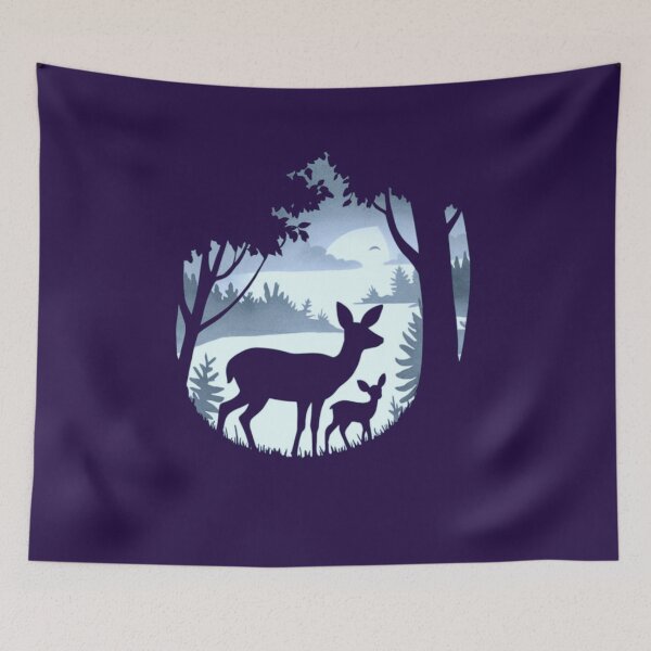Item preview, Clearing in the Woods: Deer designed and sold by Kwandry.
