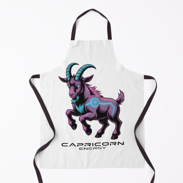 Item preview, Capricorn Tech Spirit – Neon Zodiac Creature Design designed and sold by SoftyDesigns.
