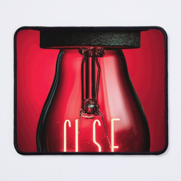 Item preview, CopNeon “CLOSE” Sign Inside Light Bulb – Modern Red Glow Aesthetic designed and sold by Grafititee.