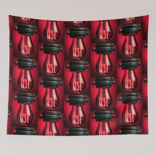 Item preview, CopNeon “CLOSE” Sign Inside Light Bulb – Modern Red Glow Aesthetic designed and sold by Grafititee.