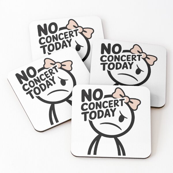 Item preview, No Concert Today Sad Music Lover designed and sold by MooonTees.