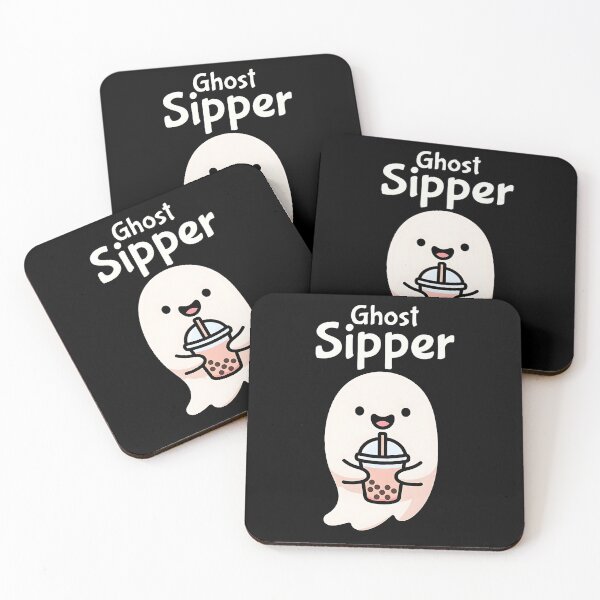 Item preview, Ghost Sipper Bubble Tea – Cute Spooky Boba Lover designed and sold by Taans-Creation.