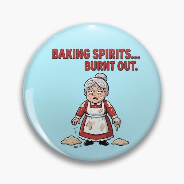 Item preview, Baking Spirits Burnt Out | Funny Christmas Baking Burnout & Holiday Stress designed and sold by Chaos & crew.