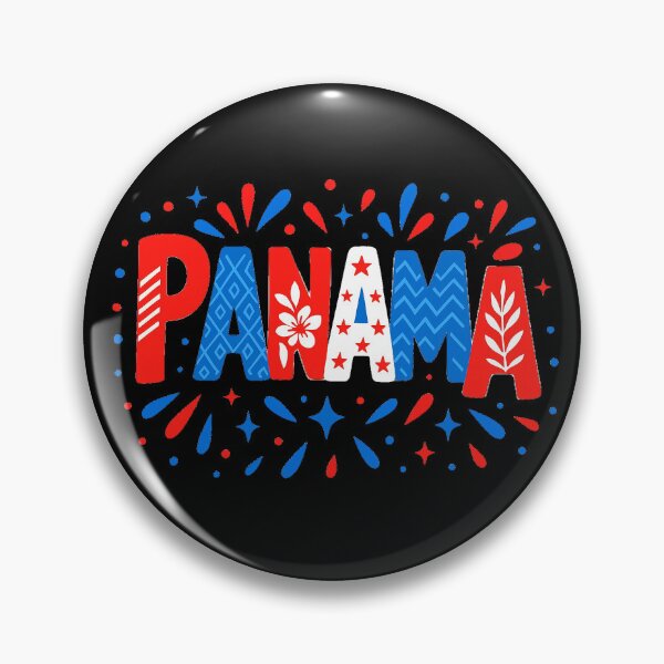 Item preview, Panama letter festa colors sticker designed and sold by DesignPMG.