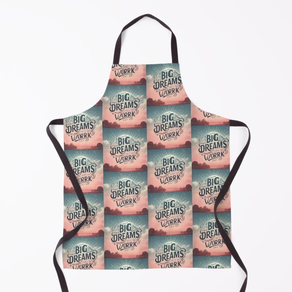 Item preview, A Little quote "Big Dreams Need Hard Work". Looks stylish and decent with a vibrant colour. designed and sold by ShipDrop.